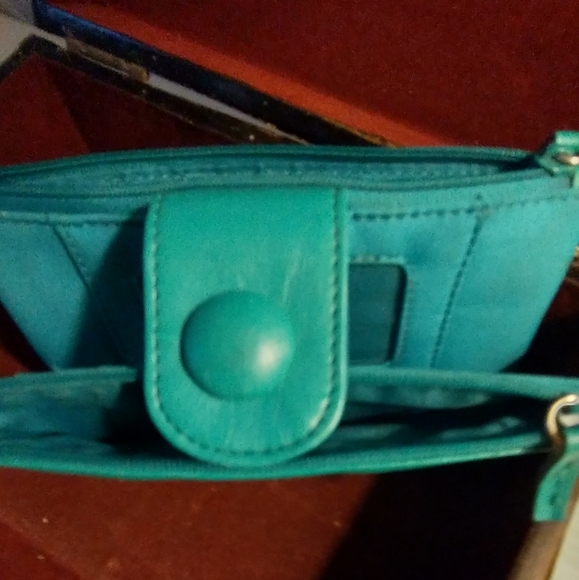 Turquoise Bifold Wallet - Picture 7 of 11